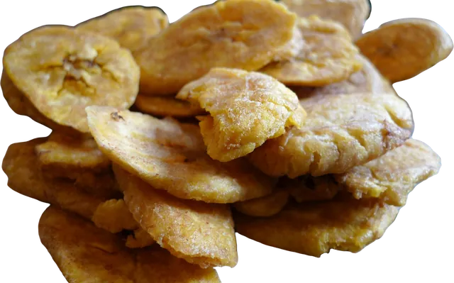 A pile of golden tostones